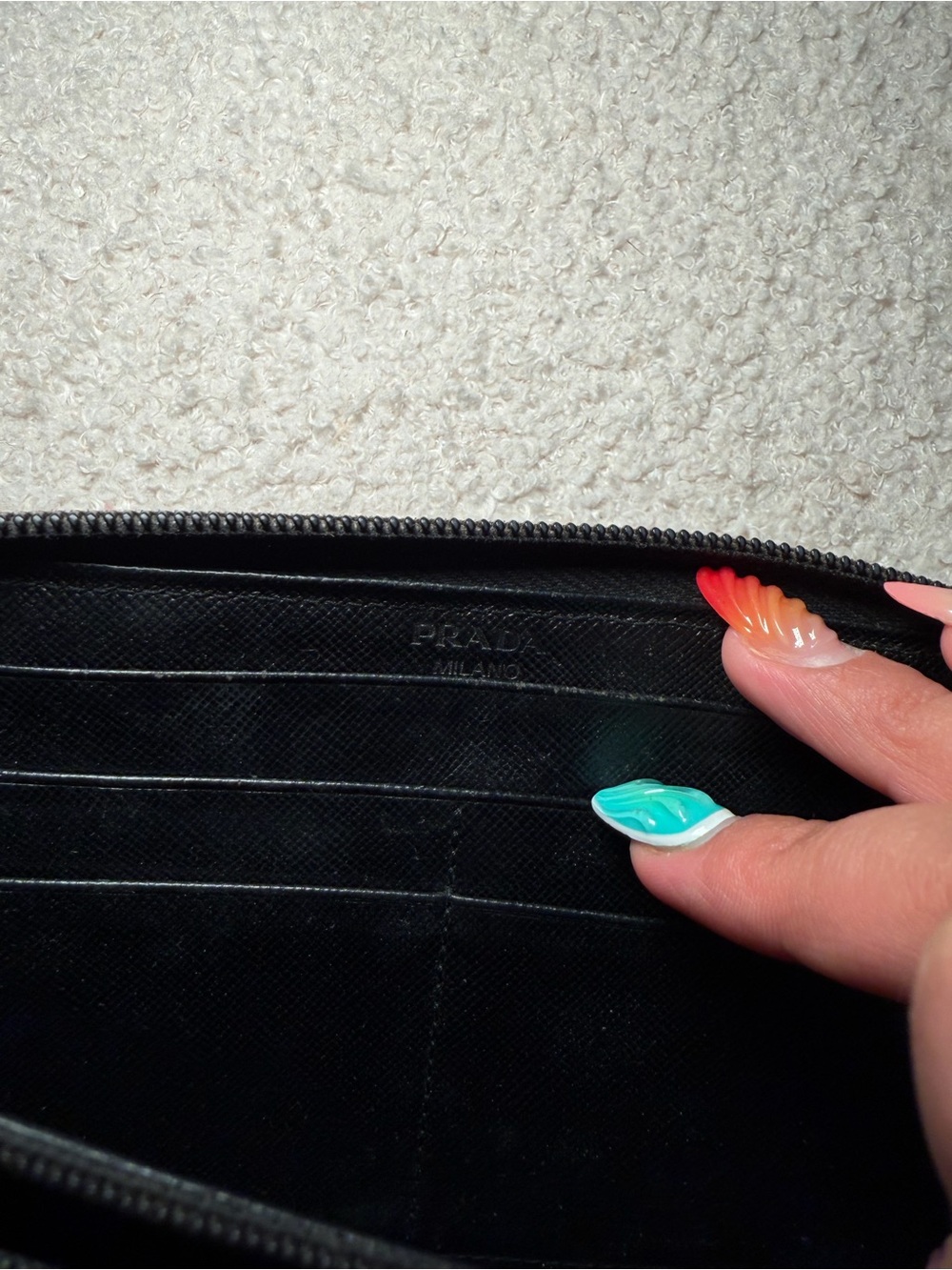 Prada Black Nylon Wallet - Picture 9 of 10